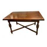 Oak Jacobean Draw Leaf Pub Dining Table