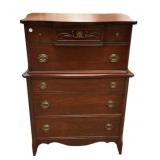 Sandhill Co. Mahogany Chest on Chest 49'h., 33'w