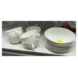 Haviland Ranson Cups and Saucers