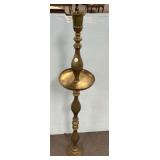 Tall Brass Candle Holder 51'h