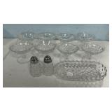 Fostoria Sherbet, Shaker, and Dish