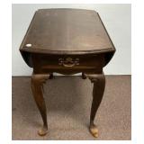 Queen Anne Drop Side Lamp Table