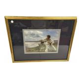 Two Girls Fishing Print by John Singer Sargent 25'