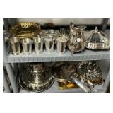 Group of Silverplate Serving Ware