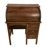 Late 20th Century Small Roll Top Desk