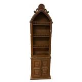 84'h., 23'w Gothic Style Display Narrow Cabinet