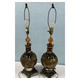 Pair of Mid Century Hollywood Regency Table Lamps