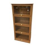 Modern One Piece Barrister Bookcase 60'h., 28'w