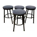 Four Swivel Barstools 28'h