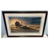 Signed Terry Redlin For Amber Waves of Grain Print