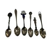 3.250 ozt Sterling Souvenir Spoons