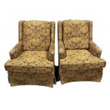 Pair of Upholstered Arm Chairs