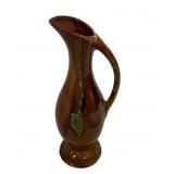 Signed Dryden Pottery Vase 7'