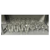 Group of Silver Rim Glasses