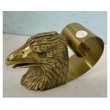 PM Craftsman Brass Eagle Bookend 5'