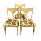 Three Mid Century Modern Painted Side Chair