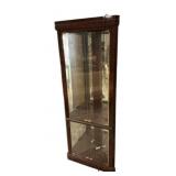 Corner Curio Val Cherry Pressed Wood Unit