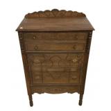 Depression Era Walnut Chest of Drawers