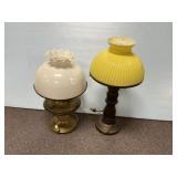 Two Vtg Desk Lamps