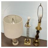 Three Decorative Lamps
