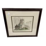 Signed Mary Secrest Numbered Print Framed 15'h.,
