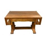 Mission Oak Library Table 30'h., 48'w., 28'w