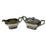 17.850 Gorham Fairfax Sterling Creamer and Sugar