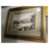 11' x 9' Print of Dunkeld Bridge crossing the Ri