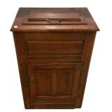 VTG Oak Ice Cabinet