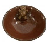 Stoneware Bear Bowl 7'dia