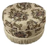 Upholstered Round Ottoman 14'h., 24'dia