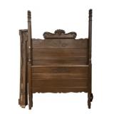 58' Victorian Style Four Poster High Back Bed