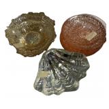 Jeanette Holiday Buttons Plates, Bowl, and Shell