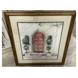 24'h., 21'w Doorway Watercolor Print