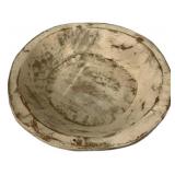 14'dia Painted Decorative Wood Bowl
