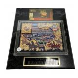 Texas Motor Speedway Plaque 18'h., 15'w