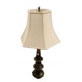 Mid Century Brass Lamp 34'h