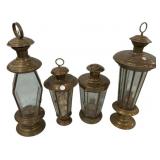 1960s Brass Candle Lite Lanterns 23'
