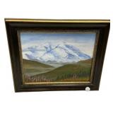 Katty Dewitt Painting of Landscape 15'h., 18'w