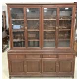 Late 20th Century Asian Accent China Cabinet 80'h