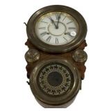 Antique Oak Wall Clock