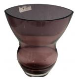 Krosno Poland Glass Vase 10'