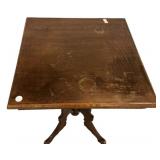 VTG Square Lamp Table 29'h., 23'w