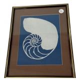 15'h., 12' Framed Mar¼shka linen screen print