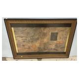 Framed Asian Print 32'h, 44'w