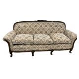 VTG Ball n Claw Floral Sofa 80'