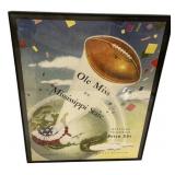 15'h., 11'w Ole Miss vs Mississippi State Poster