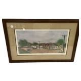 Rw Hamilton Signed Ain't It Hot 24/50 Print