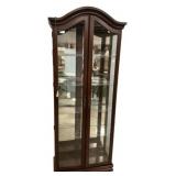 Philip Reinisch Lighted Curio Cabinet 77'h., 30'