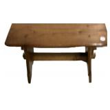 Mission Style Oak Stool 17'